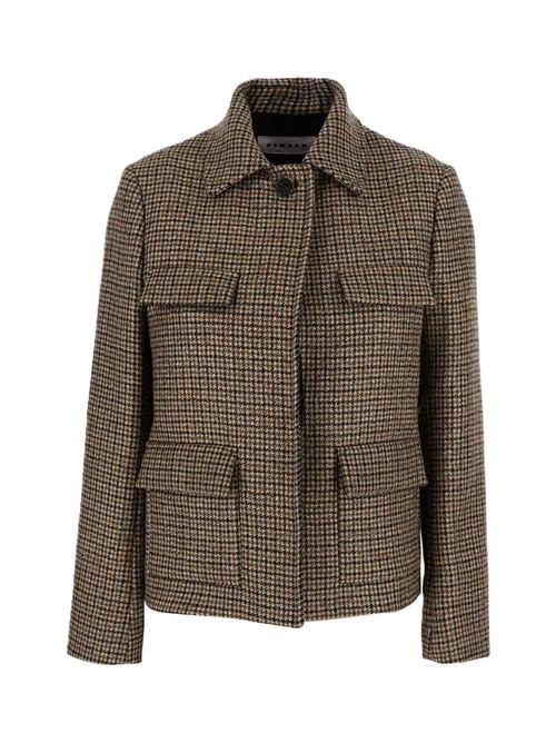 Giacca completo overshirt pied-de-poule P.a.r.o.s.h. | D420478LAURIE804 FANT BEIGE